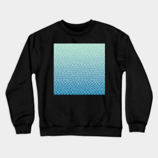 Zen Water Pattern with Lines Crewneck Sweatshirt